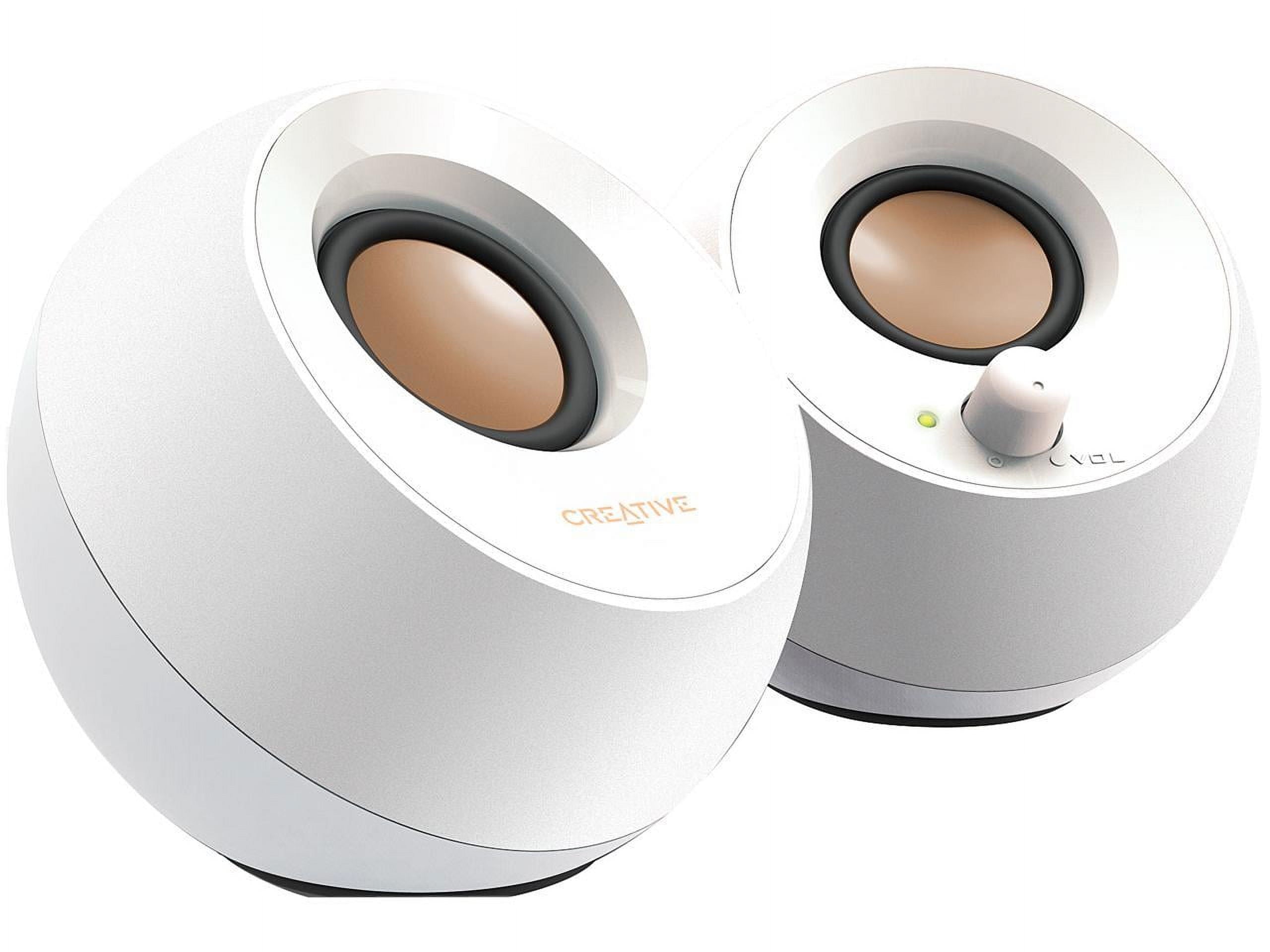 Creative Pebble Modern 2.0 USB Desktop Speakers (White)